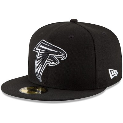 Men's Atlanta Falcons New Era Black B-Dub 59FIFTY Fitted Hat 2513422